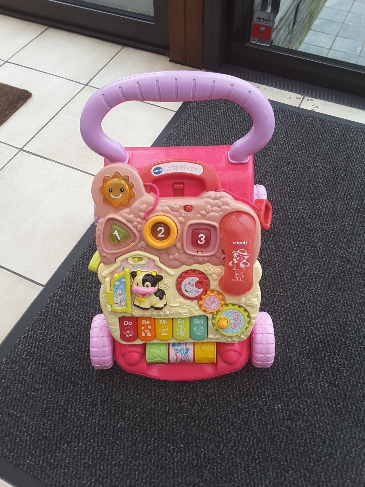 Loopwagentje van Vtech met tal van activiteiten, Kinderen en Baby's, Ophalen of Verzenden, Zo goed als nieuw