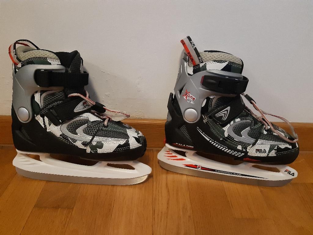 Fila "X One Ice" Patins ajustables pour enfants 32-35, Autres marques, Enlèvement ou Envoi, Patins de hockey sur glace, Comme neuf