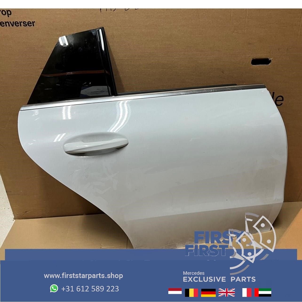 W118 C118 X118 CLA DEUR PORTIER WIT COMPLEET RECHTSACHTER Me, Auto-onderdelen, Gebruikt, -, Deur, Achter