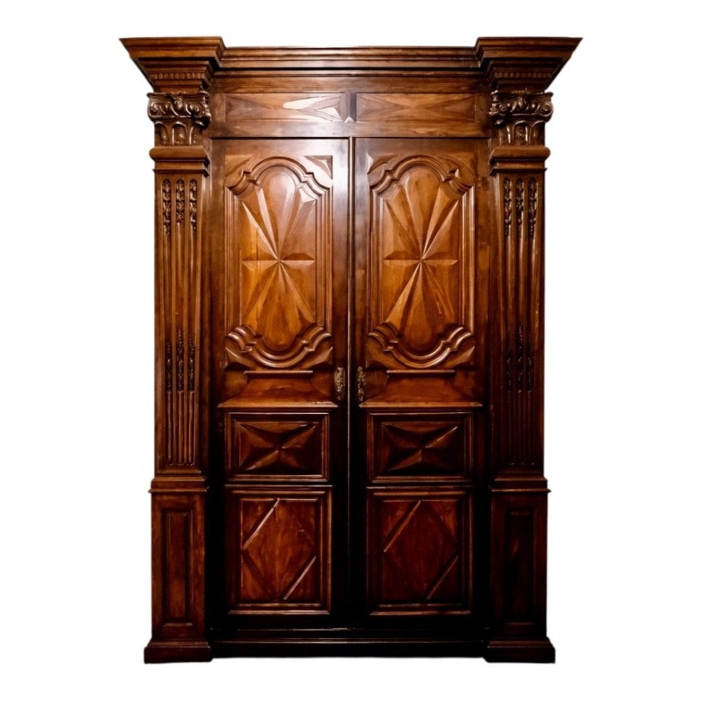 Gangkast met pilasters eind 18e begin 19e, Ophalen of Verzenden