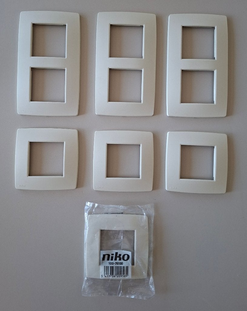 Niko afdekplaat 100-76100 en 100-76200, Ophalen of Verzenden, Zo goed als nieuw