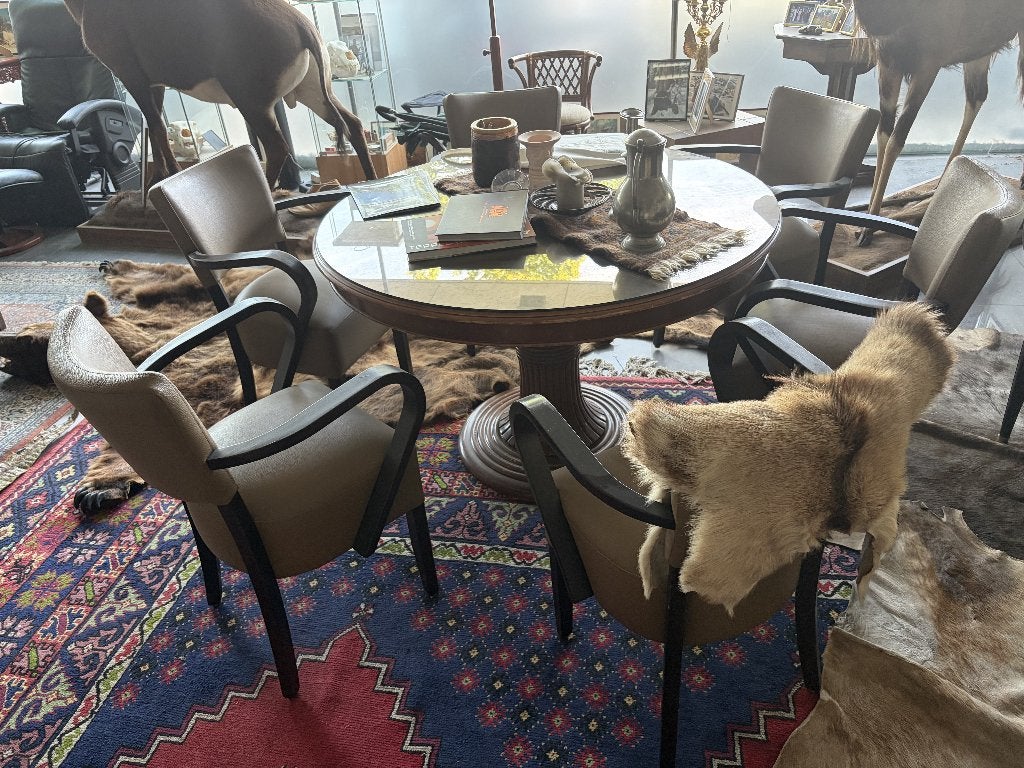 eettafel, Huis en Inrichting, Tafels | Eettafels, Ophalen, Gebruikt, Klassiek, Rond