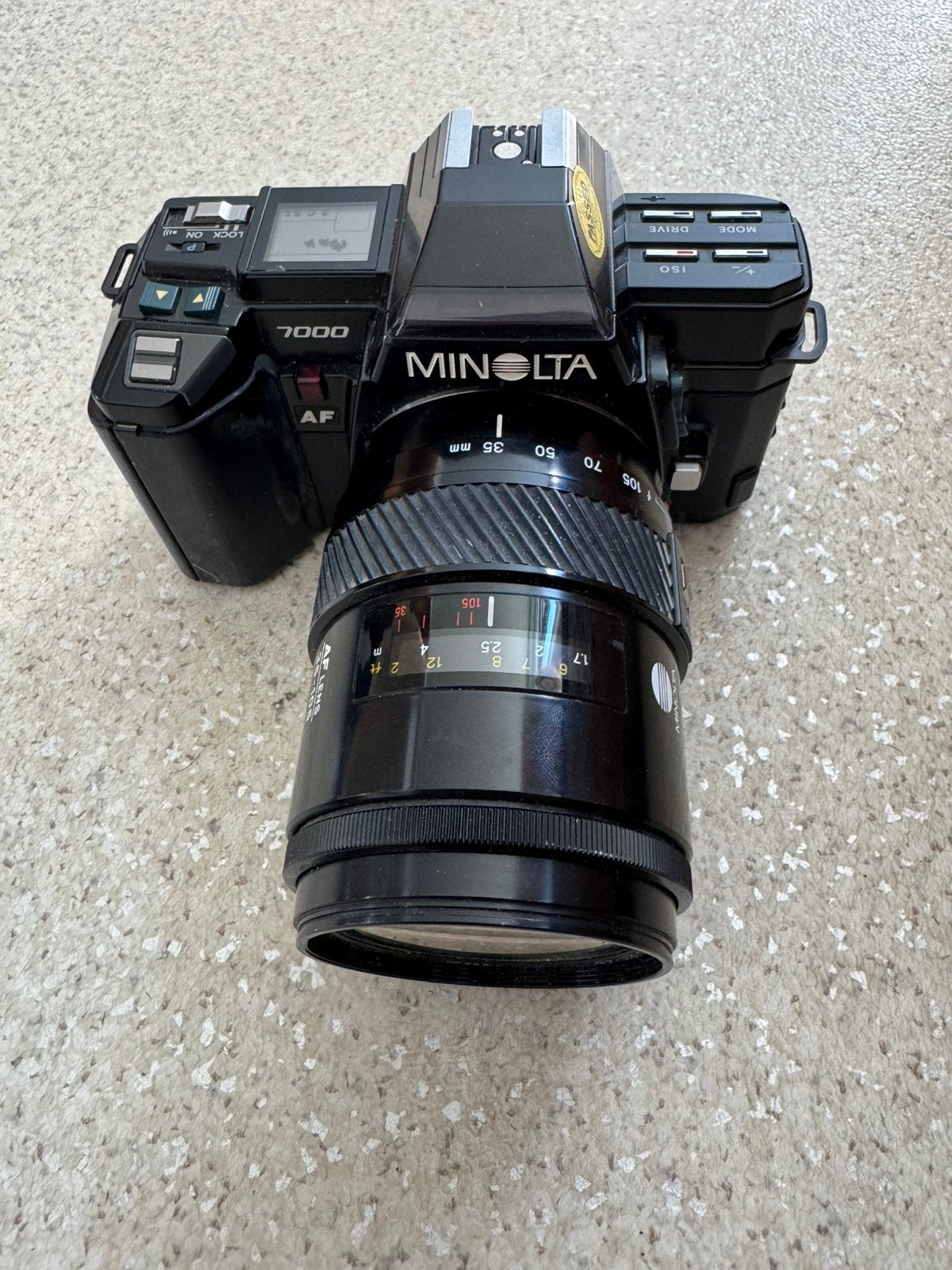 Minolta 7000 AF reflex argentique + objectif AF 35-105mm, TV, Hi-fi & Vidéo, Appareils photo analogiques, Utilisé, Minolta, Enlèvement