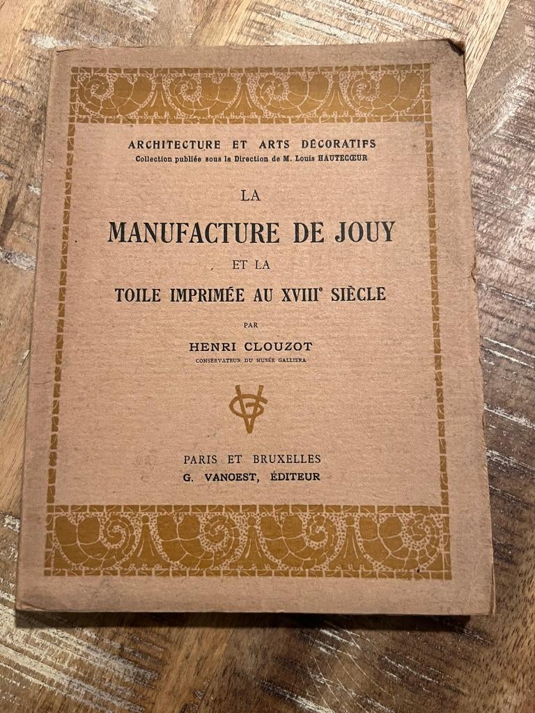 La manufacture de bijoux et la toile imprimée au X-H. Clouzo, Antiquités & Art, Enlèvement ou Envoi, H. Clouzot