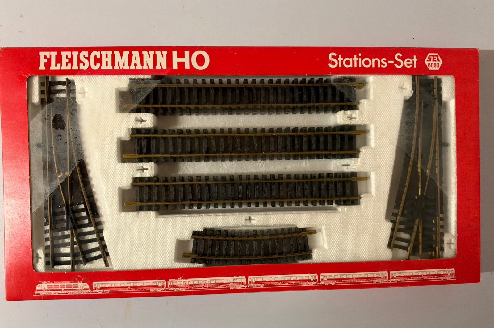 Fleischmann stationset, Hobby en Vrije tijd, Ophalen of Verzenden, Zo goed als nieuw, Rails, Fleischmann