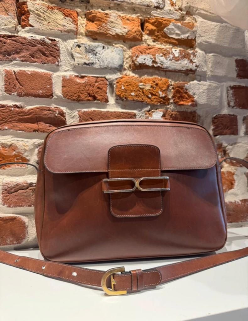 Delvaux Vintage Bruin, Ophalen of Verzenden, Gebruikt, Bruin