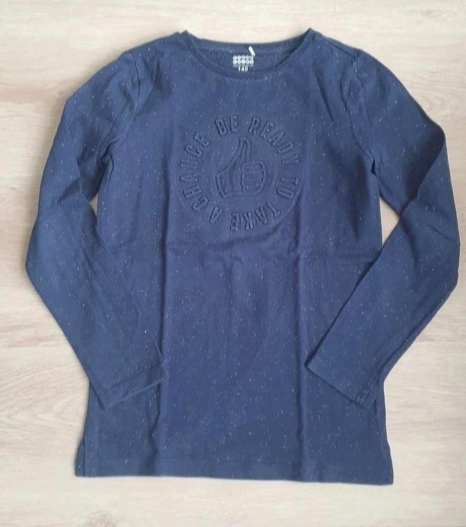 Shirtje Fish&Chips maat 140, Kinderen en Baby's, Kinderkleding | Maat 140, Ophalen of Verzenden, Zo goed als nieuw, Fish & Chips