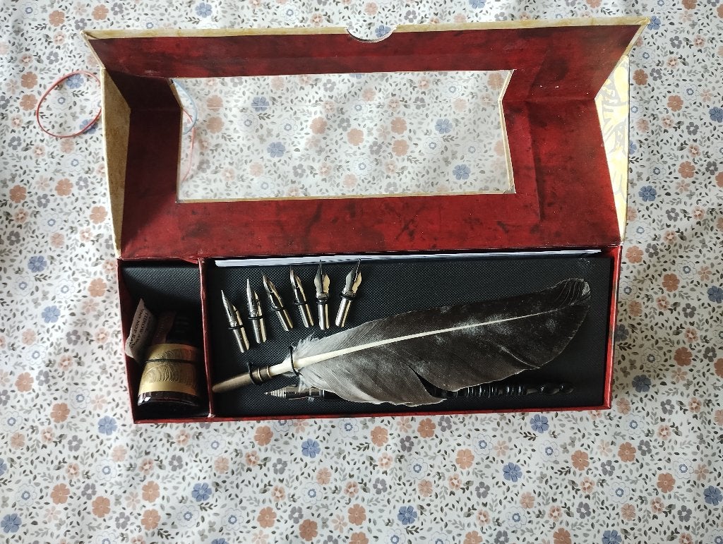 Set de stylos Am Feather, Neuf, Avec boîte, Envoi, Autres marques