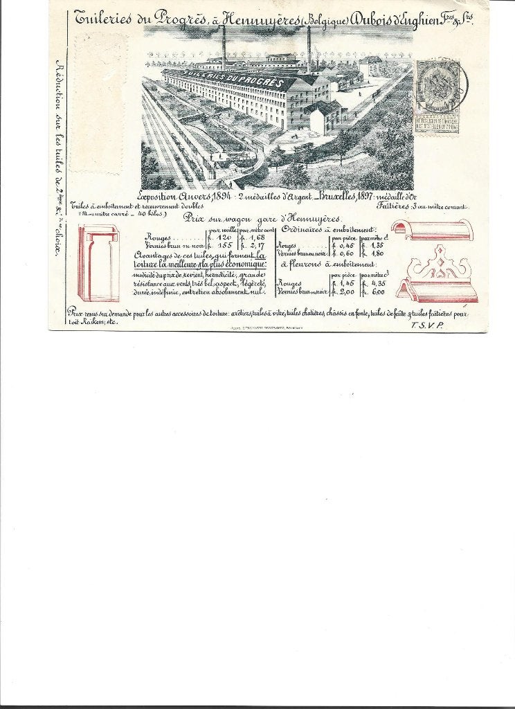 brief België, Postzegels en Munten, Ophalen of Verzenden, Briefkaart