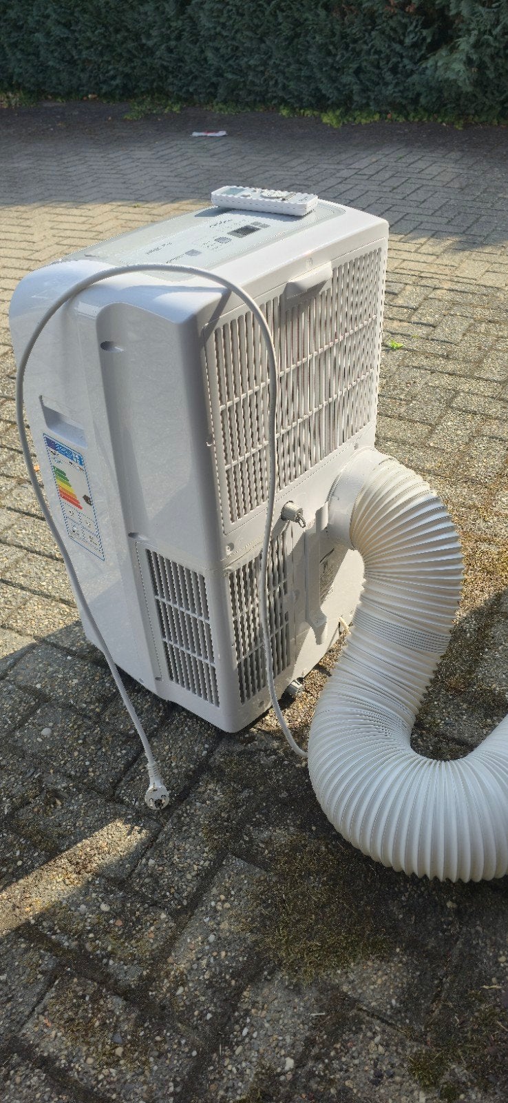 mobiele airco, Ophalen, Mobiele airco, Afstandsbediening