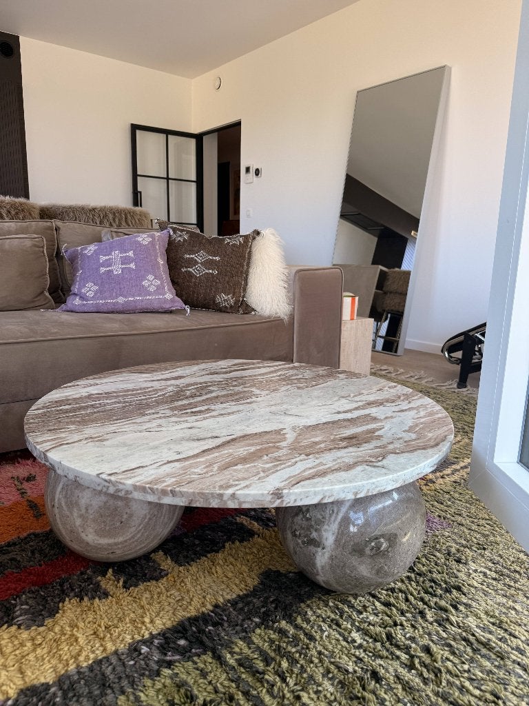 Table en marbre neuve, Neuf, Rond, Enlèvement, 50 à 100 cm