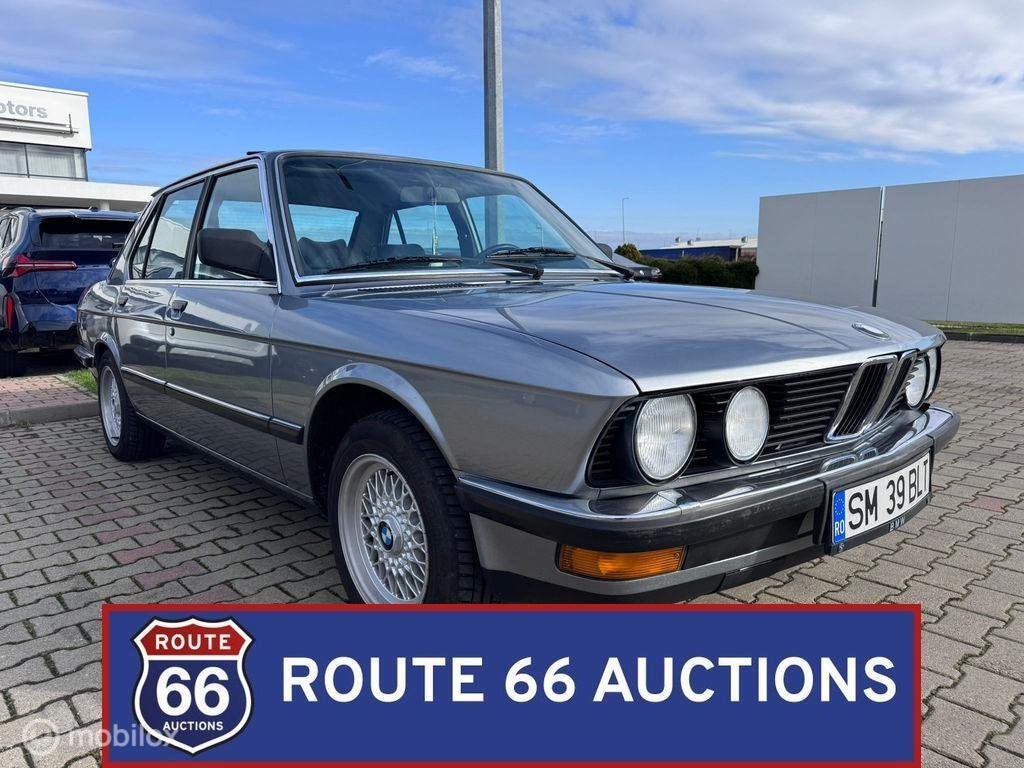 BMW 518i | 1985 | Route 66 Auctions, Zwart, Bedrijf, Handgeschakeld, Overige carrosserie