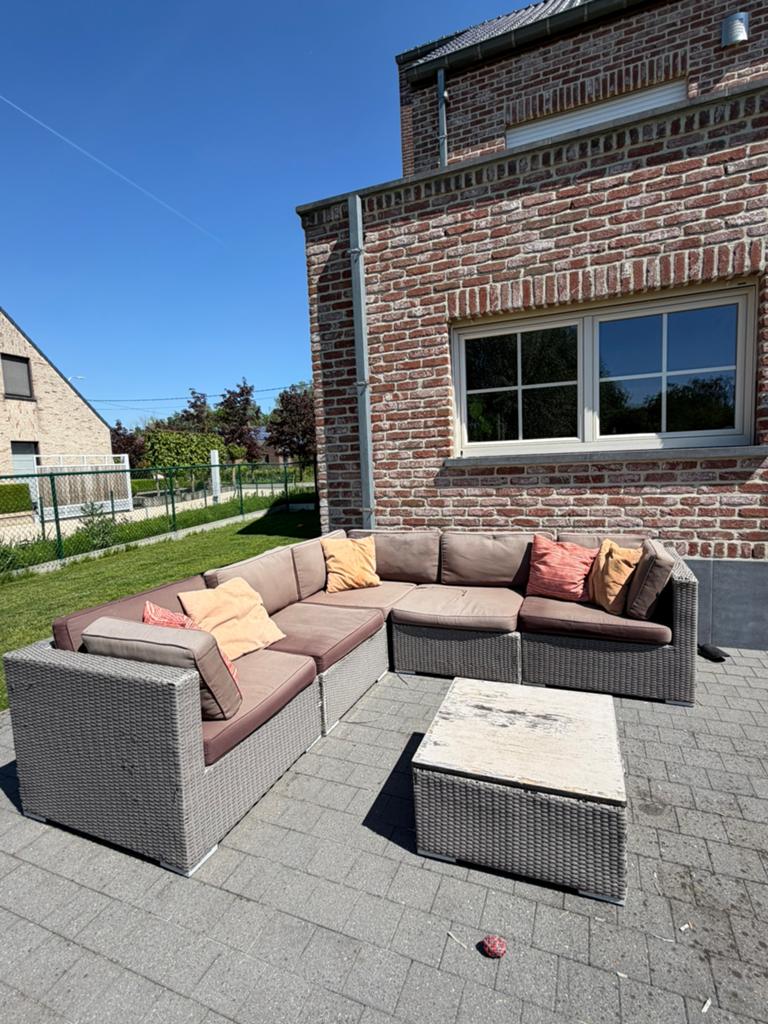 Loungeset te koop, Ophalen, Zo goed als nieuw, Loungeset