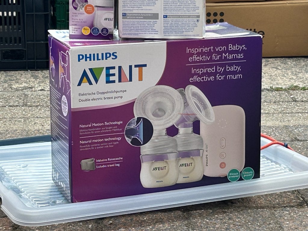 Philips Avent elektrische borstkolf, Kinderen en Baby's, Borstkolf, Zo goed als nieuw, Inclusief tas, Philips Avent