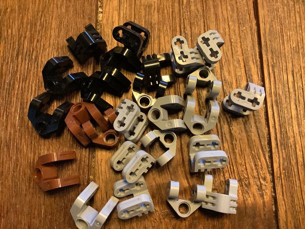 Lego Technic Axle Pin Conn Perpendicular Split 25st / 456-11, Enfants & Bébés, Enlèvement ou Envoi, Lego, Comme neuf, Technic