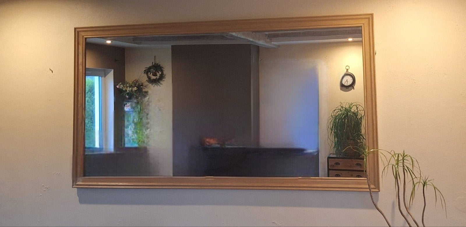 Grand miroir, 125 cm ou plus, Enlèvement, Utilisé, 100 à 150 cm