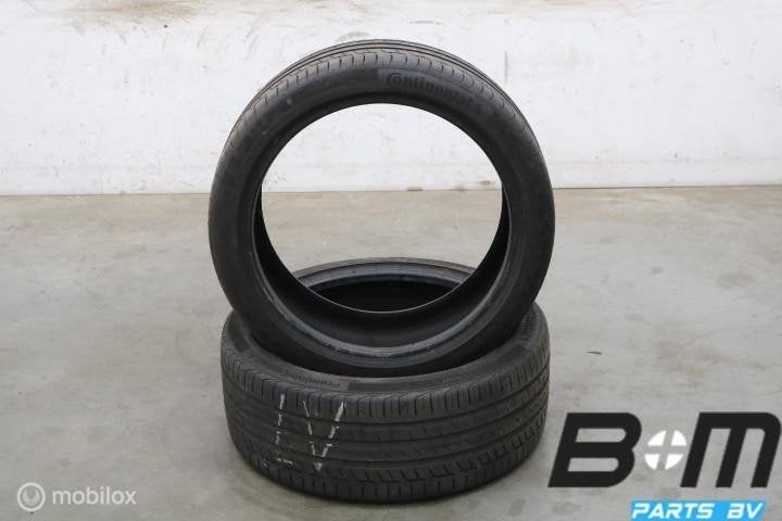 2 x 2254018 92Y Conti PremiumContact 6 met 5mm 225 40 18, 18 inch, Gebruikt, Band(en), Personenwagen