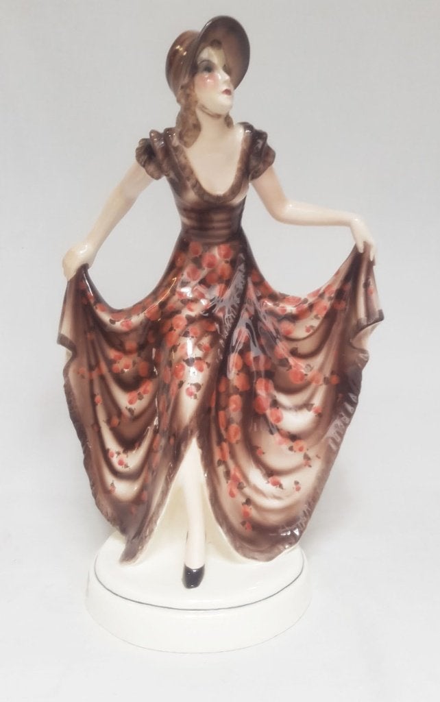 Art Deco Beeld - Goldscheider - Dakon., Antiek en Kunst, Ophalen of Verzenden