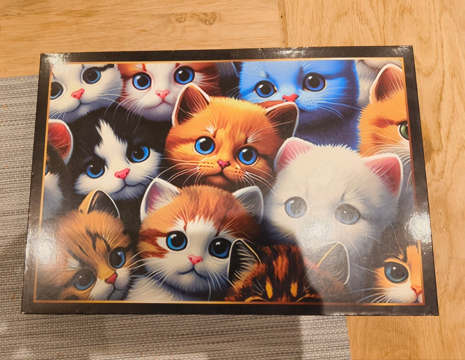 katten puzzel, Kinderen en Baby's, Ophalen, 10 tot 50 stukjes, Zo goed als nieuw, Van hout