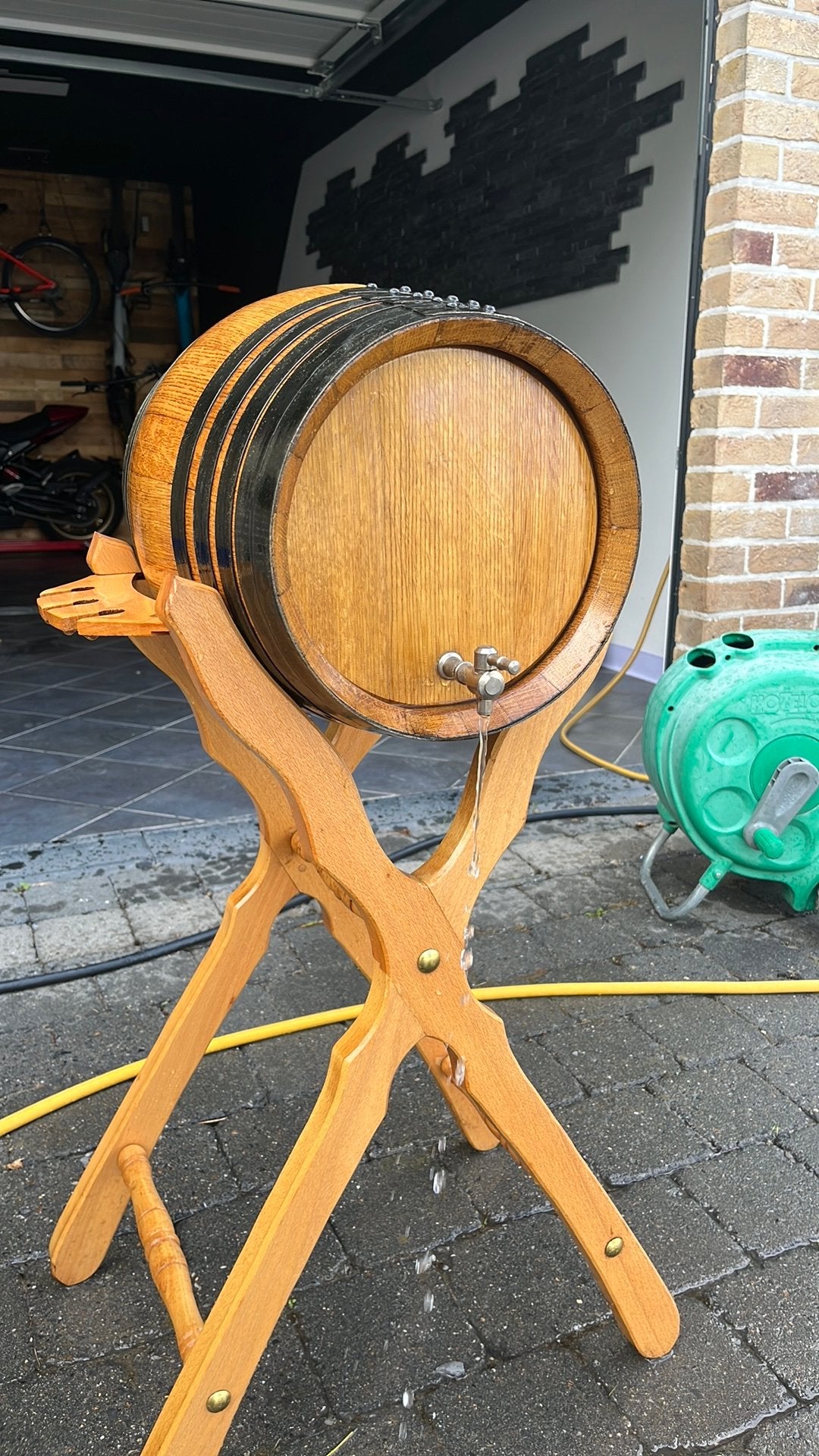 Tonneau bois chêne. Fut., Ophalen, Gebruikt, Hout