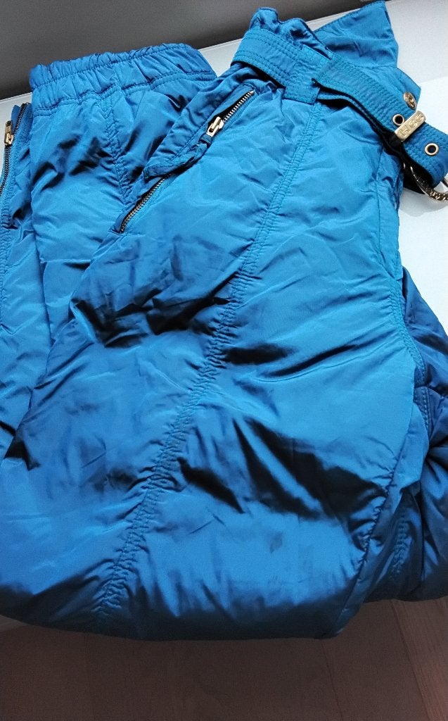 skibroek felblauw, Kleding | Dames, Ophalen, Zo goed als nieuw, Maat 38/40 (M), Broek