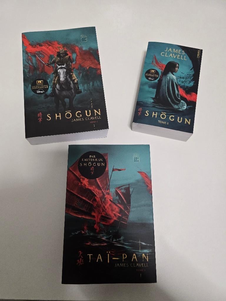 Shōgun tome 1 + tome 2 + Taï-Pan tome 1, Enlèvement ou Envoi, Neuf