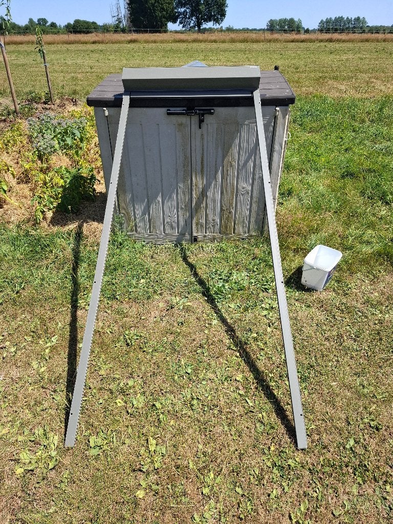 Scherm Harold, Tuin en Terras, Zonneschermen, Ophalen, Gebruikt, Elektrisch, 150 tot 300 cm