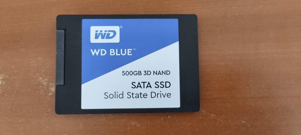 SSD WD 500 GB, Computers en Software, Harde schijven, Ophalen, Intern, Gebruikt, 500 GB