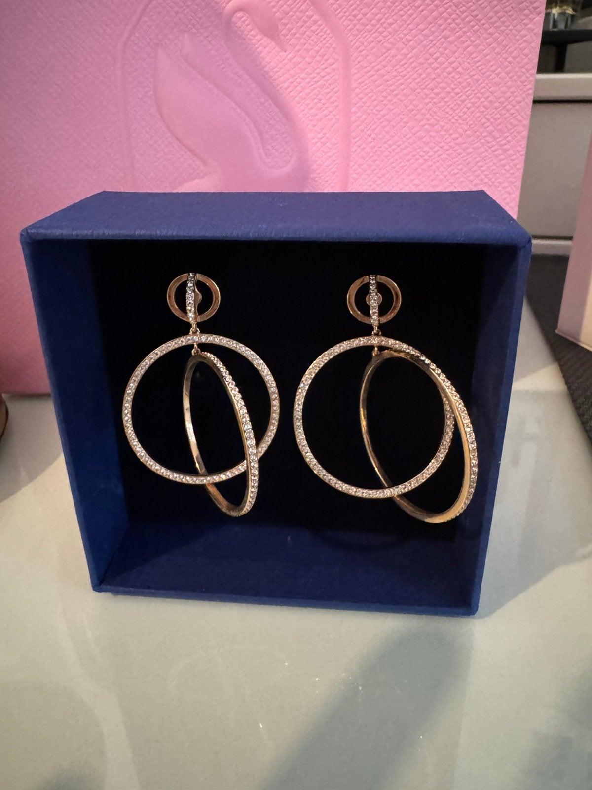 Swarovski, Handtassen en Accessoires, Oorbellen, Ophalen, Nieuw, Overige kleuren, Knopjes of Stekers