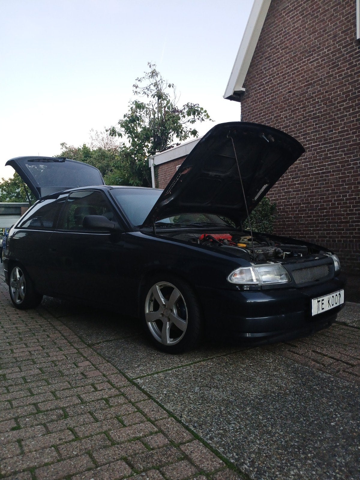 Opel Astra F Gsi C20xe 16v Lexmaul, Auto's, Voorwielaandrijving, Zwart, 4 cilinders, Zwart