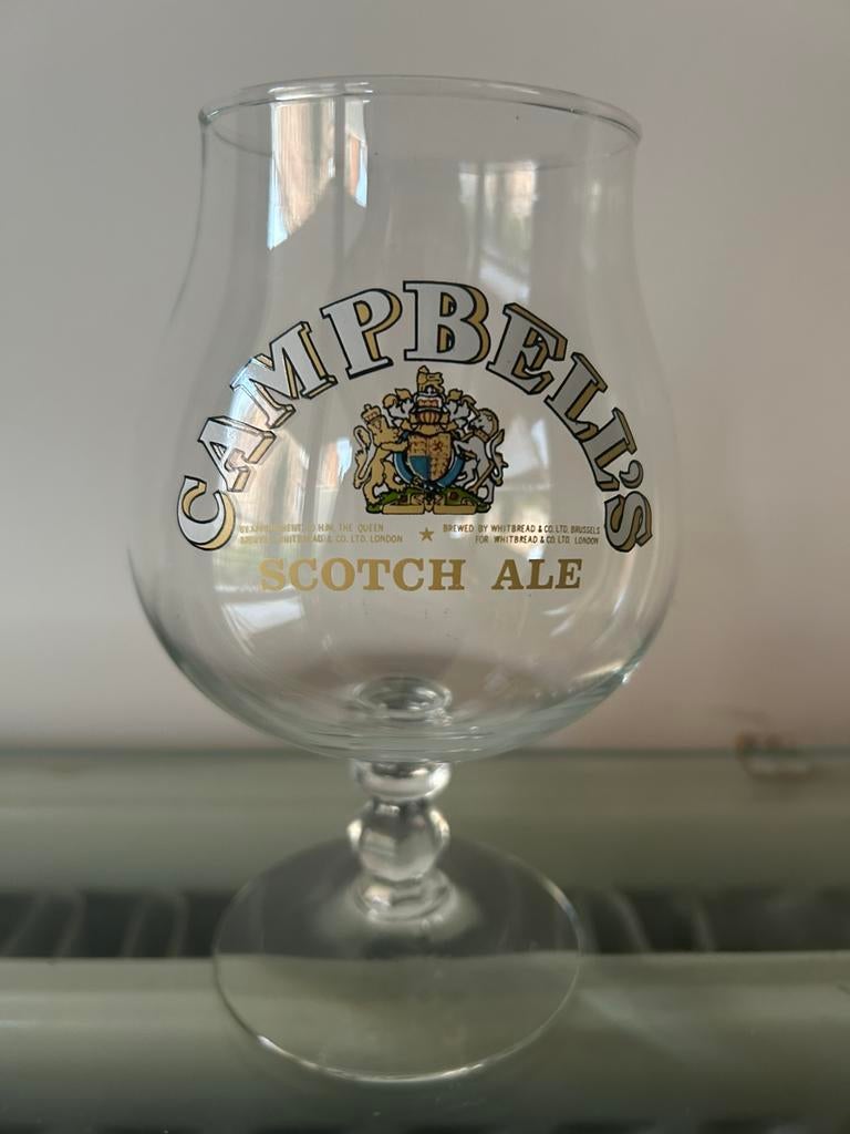 Bierglas Campbell’s Scotch Ale 25cl, Verzamelen, Biermerken, Ophalen, Nieuw, Glas of Glazen