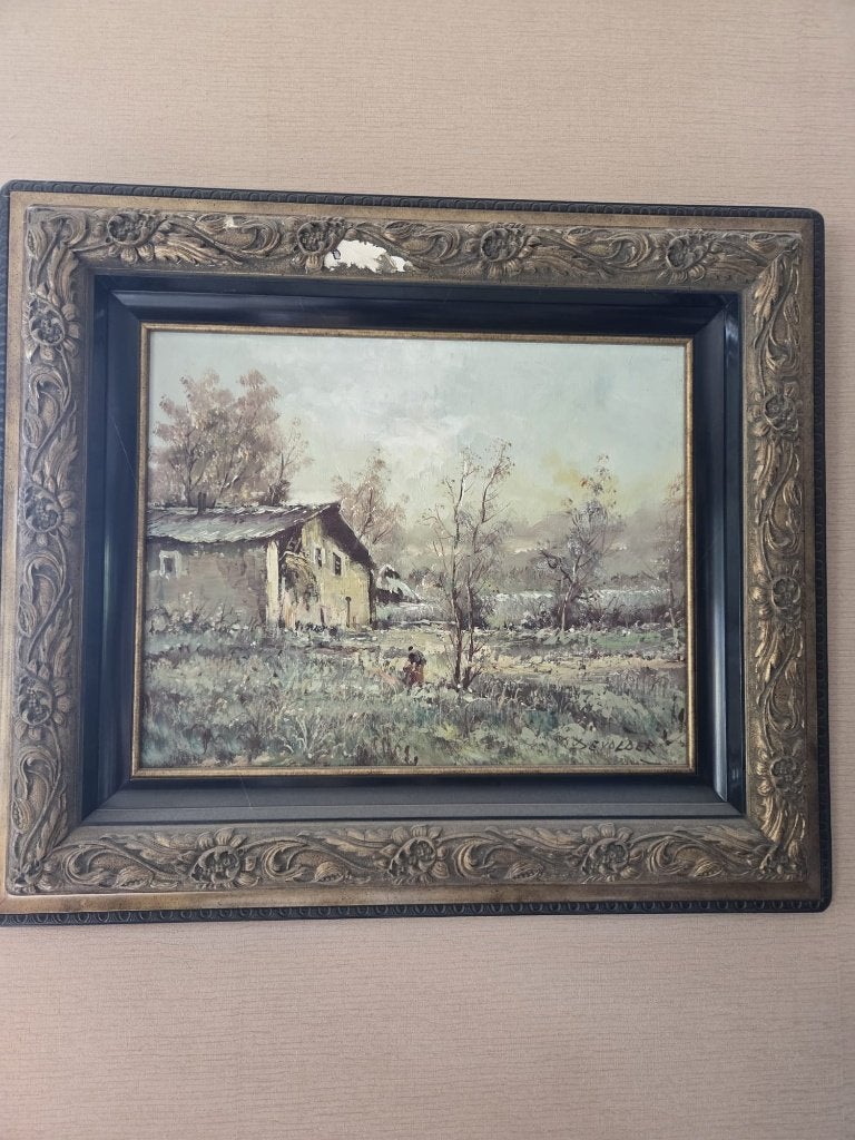 schilderij, Antiek en Kunst, Curiosa en Brocante, Ophalen