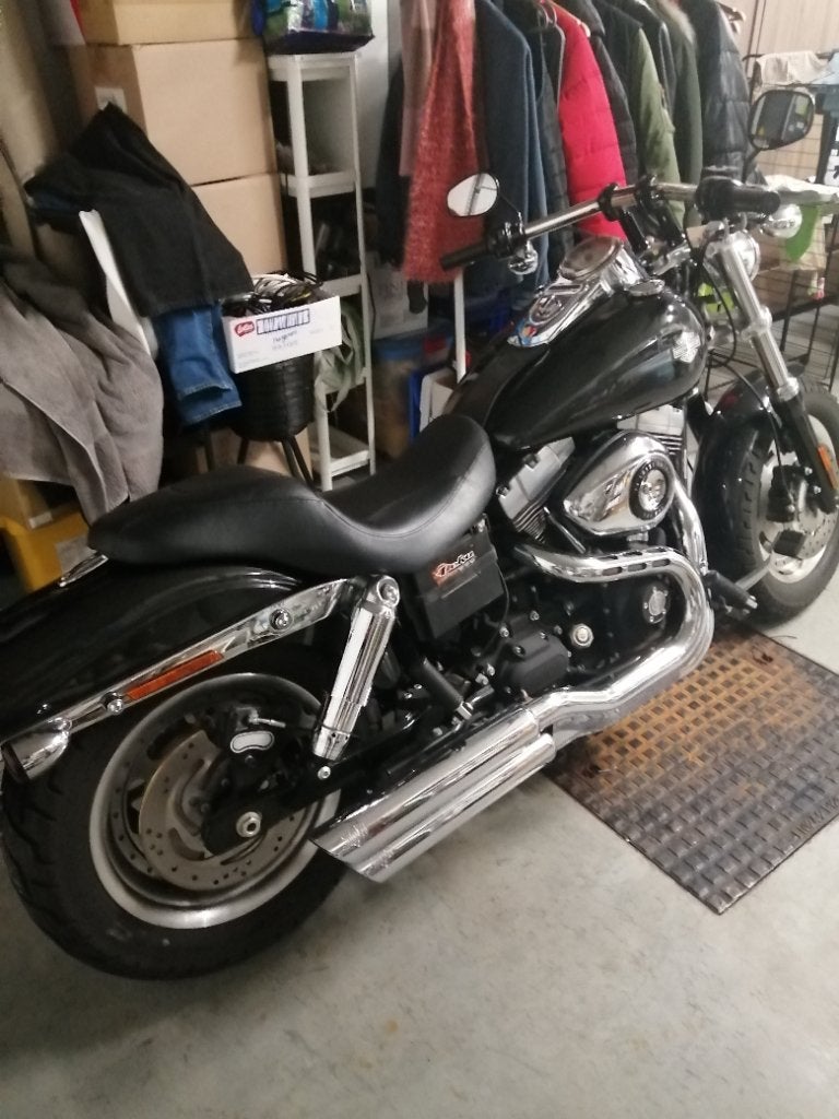 Harley fat bob 2008, 2 cilinders, 1600 cc, Chopper, Gebruikt