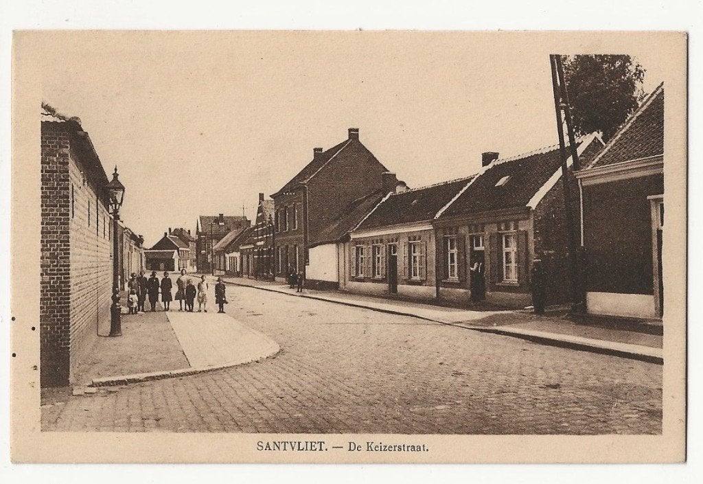 zandvliet pk kiezerstraat, Ophalen of Verzenden, 1920 tot 1940, Gelopen, Antwerpen