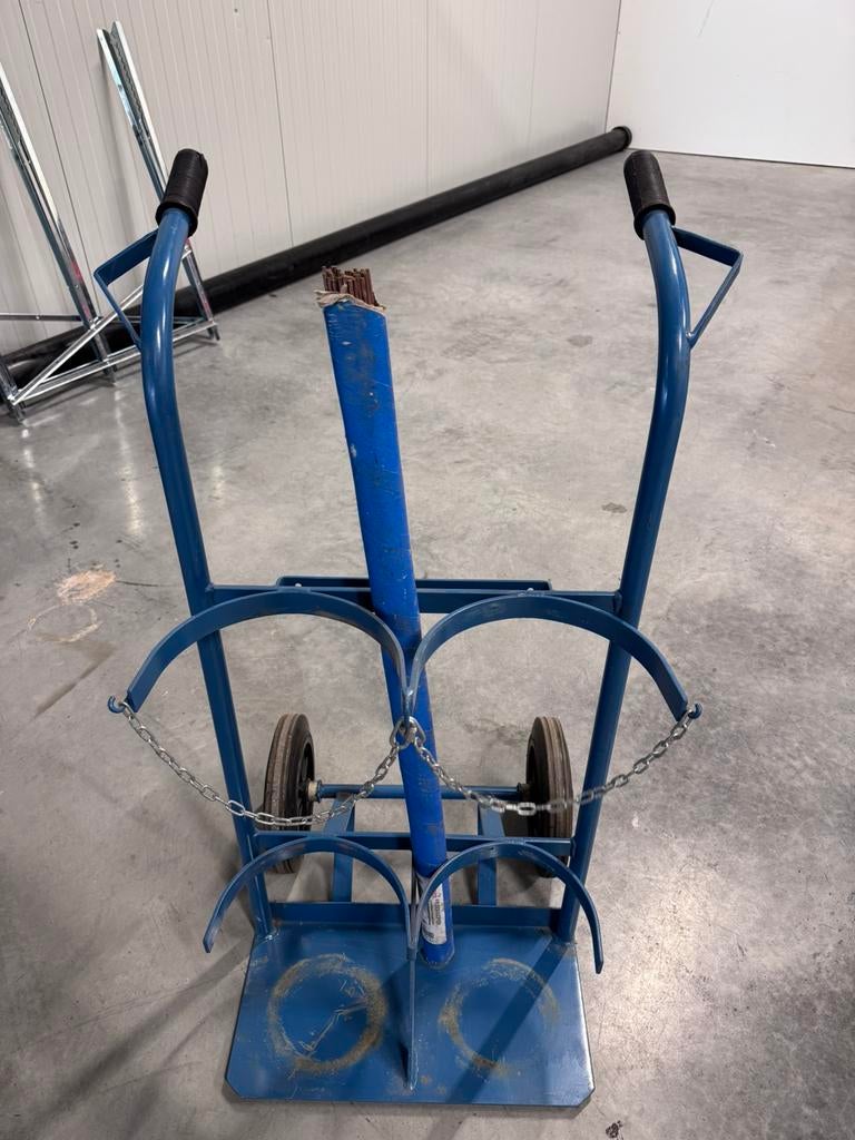 Steekwagen voor zuurstof- en acetyleenfles, Ophalen, Zo goed als nieuw, Steekwagen
