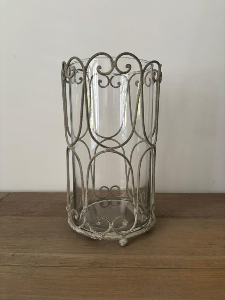 Riverdale vaas, Ophalen of Verzenden, Zo goed als nieuw, Glas, Minder dan 50 cm