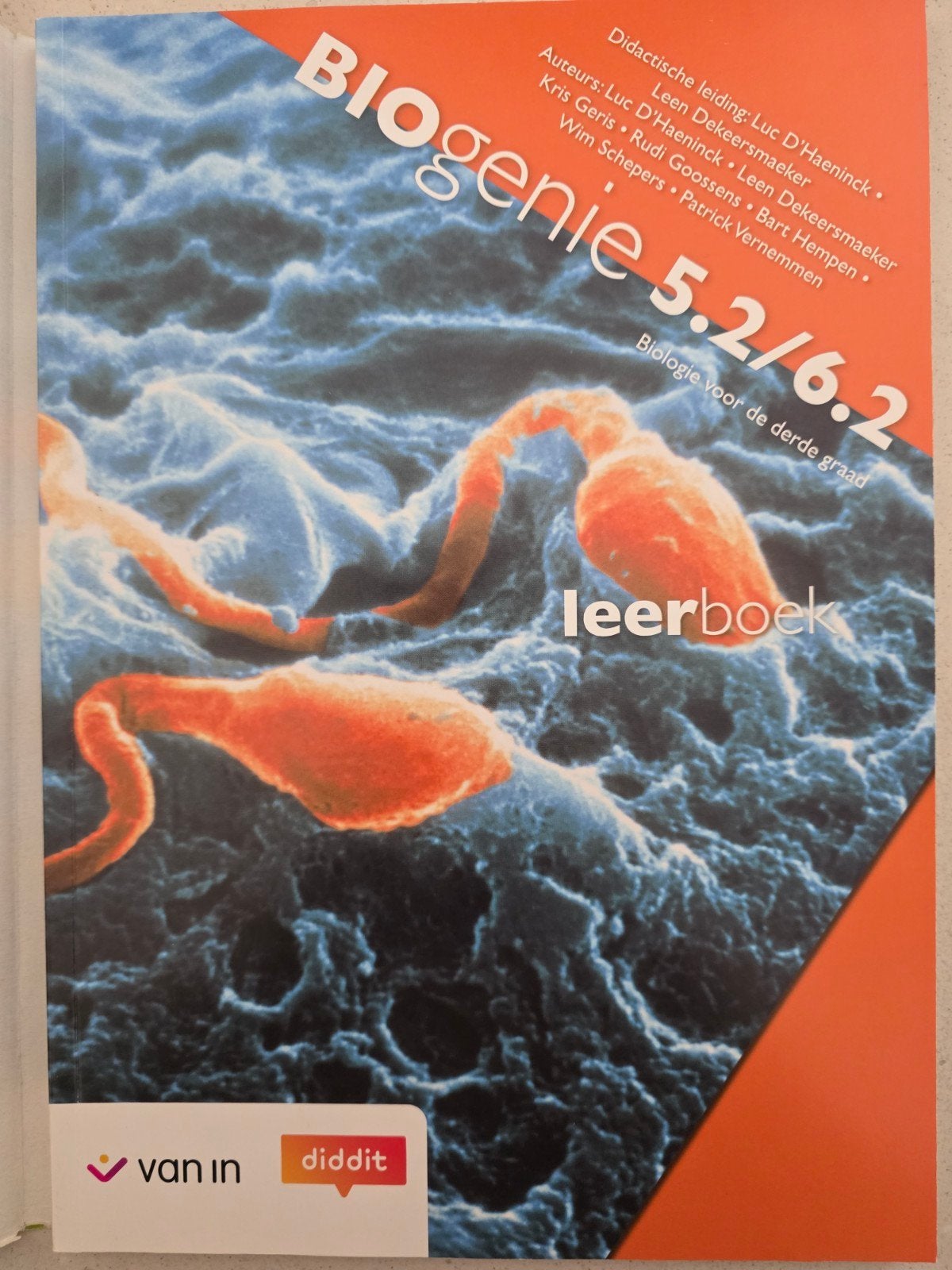 Biogenie 5.2/6.2 leerboek, Van In, Enlèvement, Comme neuf, Secondaire