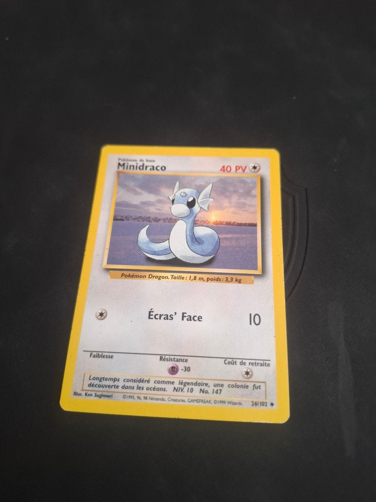 Minidraco Pokémon Kaart 26/102 (Frans) - Base Se, Ophalen of Verzenden