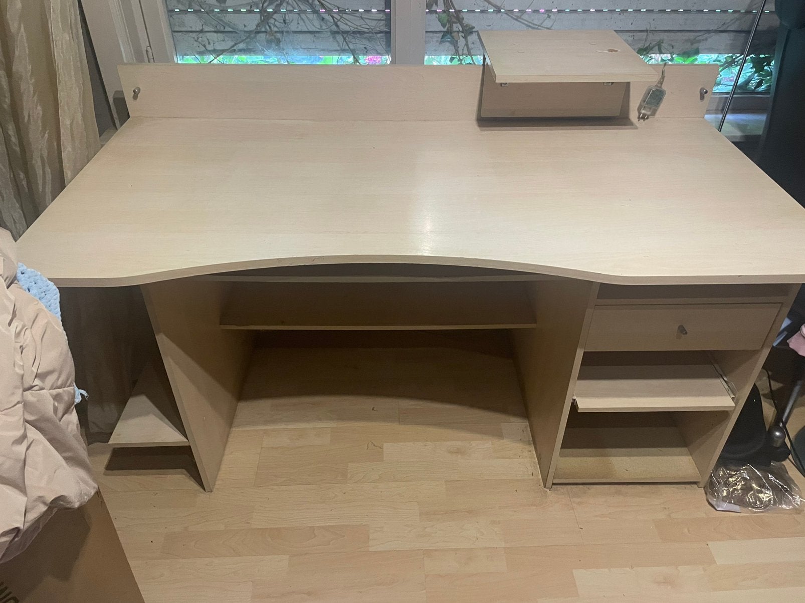 Bureau, Huis en Inrichting, Bureaus, Gebruikt, Hout, 75 cm, 75 cm