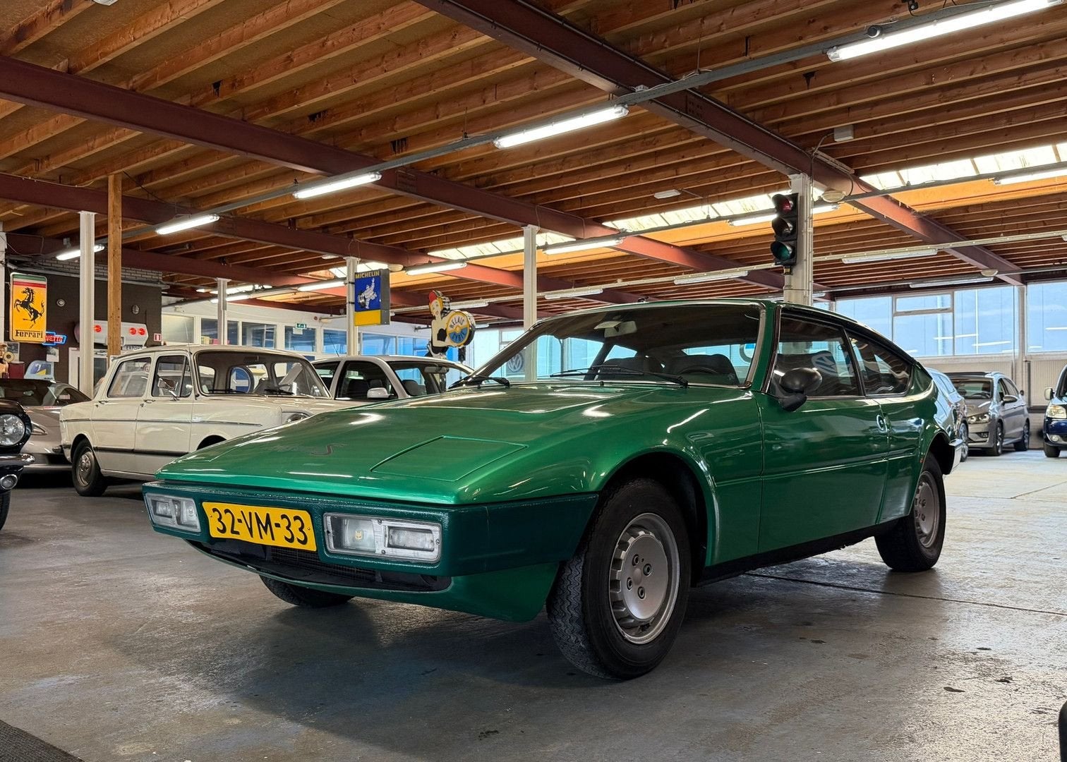 Talbot Matra Bagheera S bj.1978 NL auto|30 jaar in showroom, Autos, Autos Autre, Achat, Boîte manuelle, Vert, Jantes en alliage léger