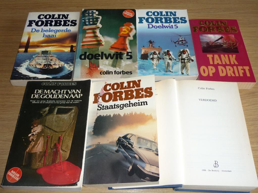 Verschillende boeken van Colin Forbes, Boeken, Ophalen of Verzenden