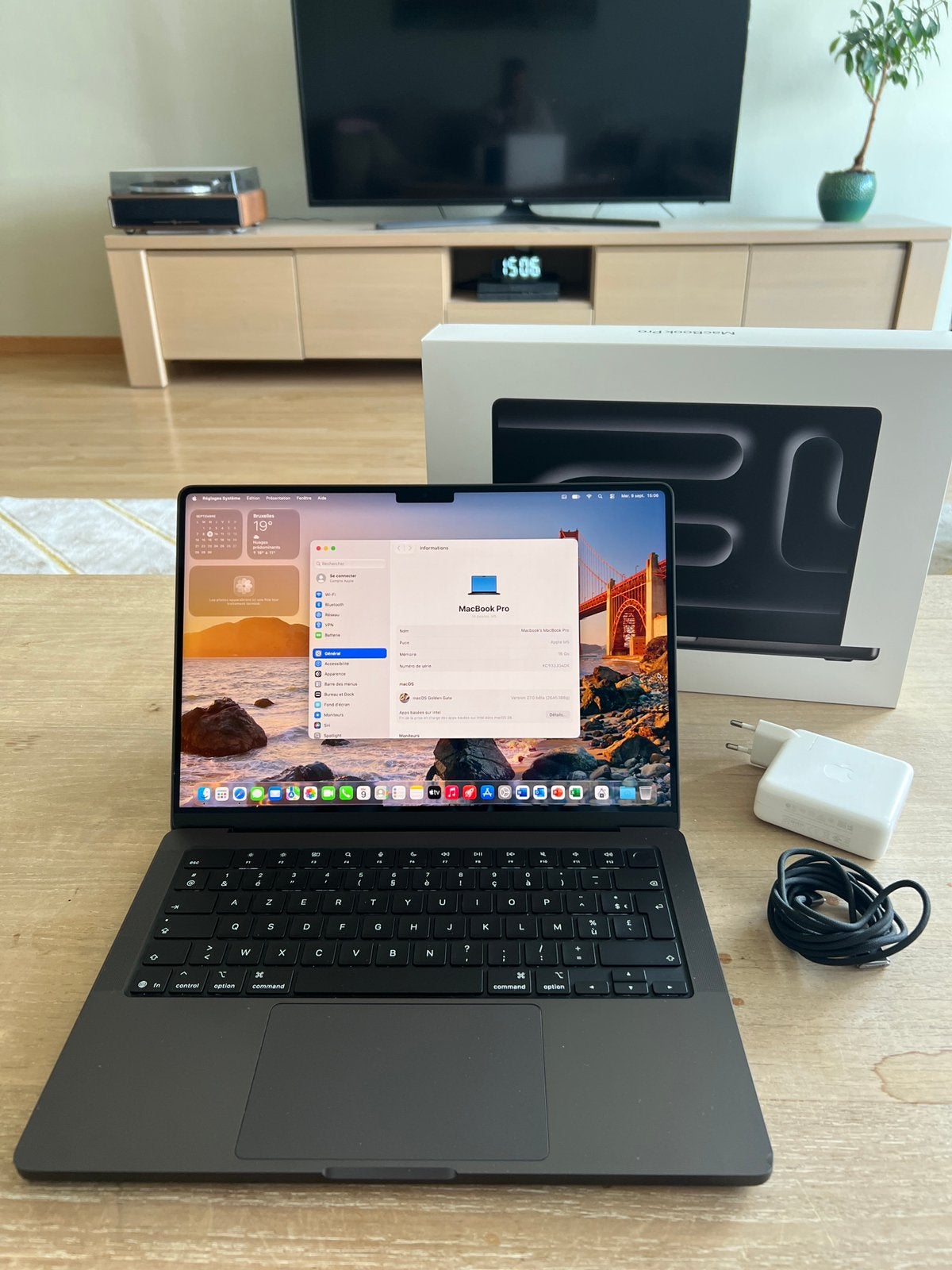 MacBook Pro 14 M5 2026, MacBook Pro, 512 GB, Comme neuf, Enlèvement