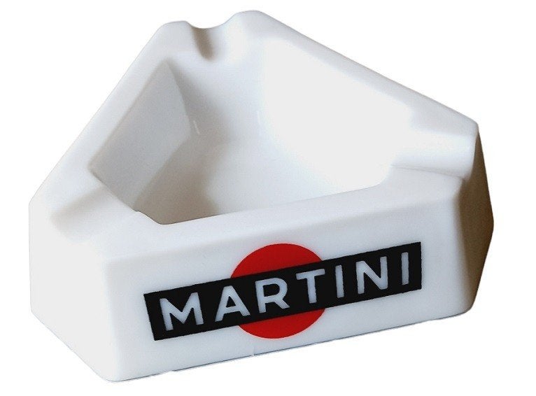 Cendrier en verre Martini, Collections, B, Enlèvement ou Envoi, B, Comme neuf