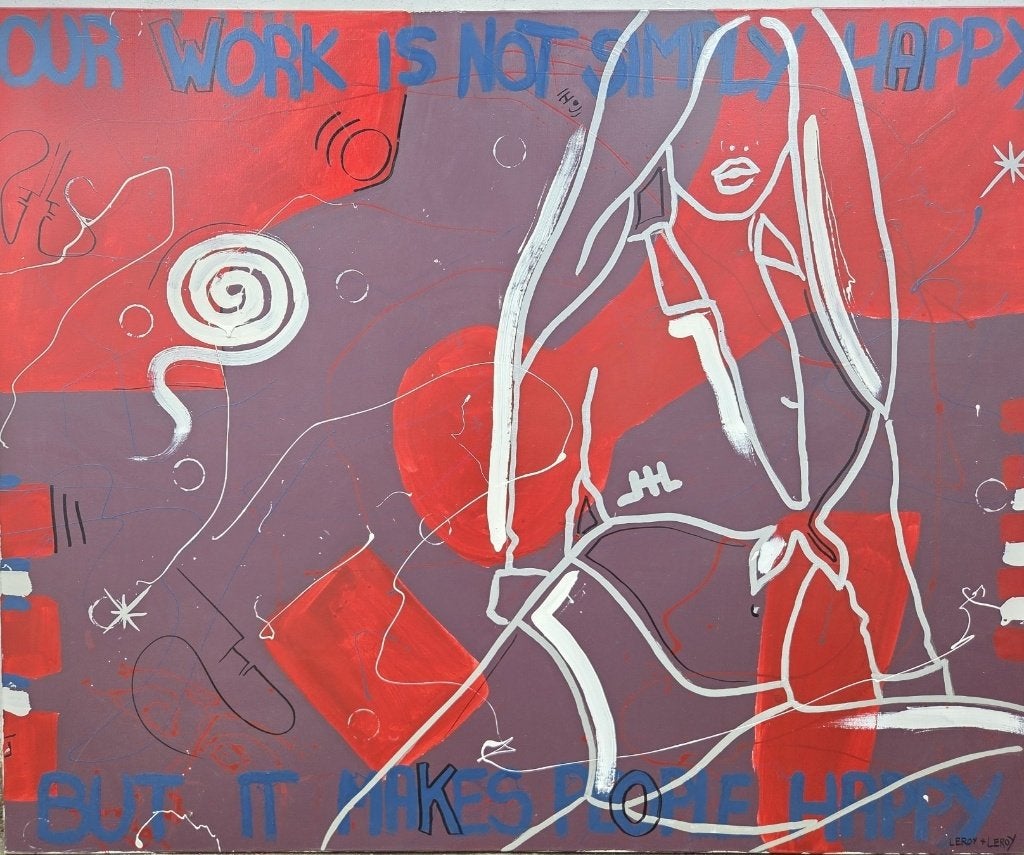 Schilderij Leroy + Leroy 1997, Ophalen