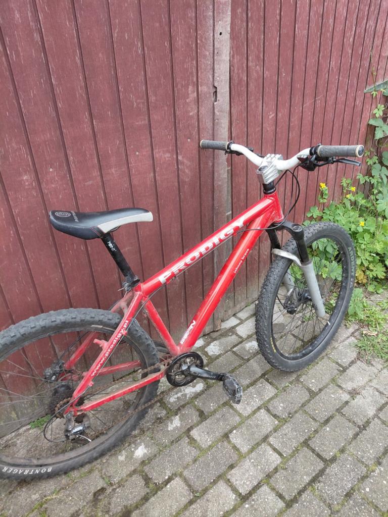 MTB hardtail ( dirt, street, enduro), Fietsen en Brommers, Gebruikt, Hardtail, Schijfrem, Ophalen