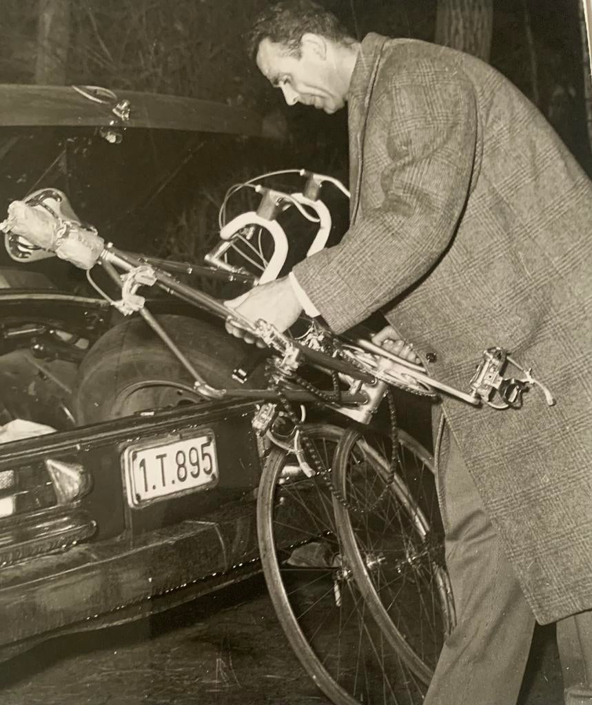 Vintage foto van Rik van Steenbergen, Verzamelen, Ophalen of Verzenden, 1960 tot 1980, Zo goed als nieuw, Foto