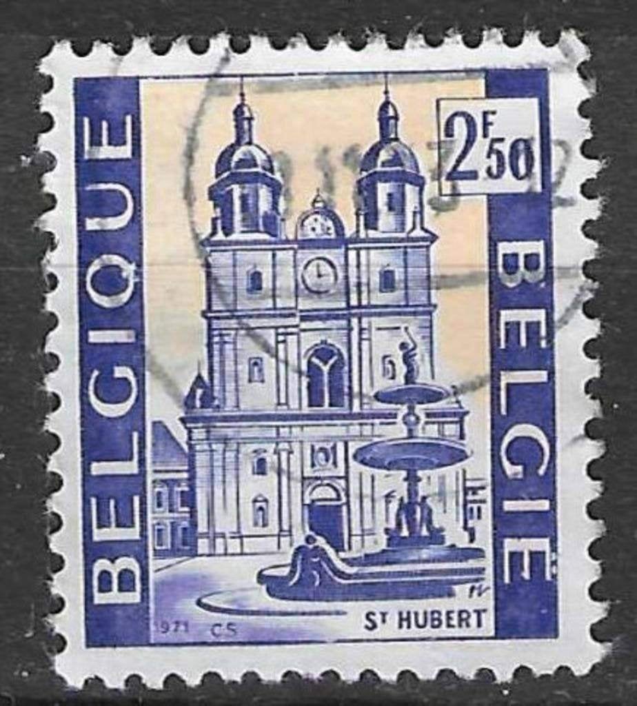 Belgique 1971 - Yvert/OBP 1598 - Tourisme - Mons/Bergen (ST), Envoi, Affranchi, Oblitéré