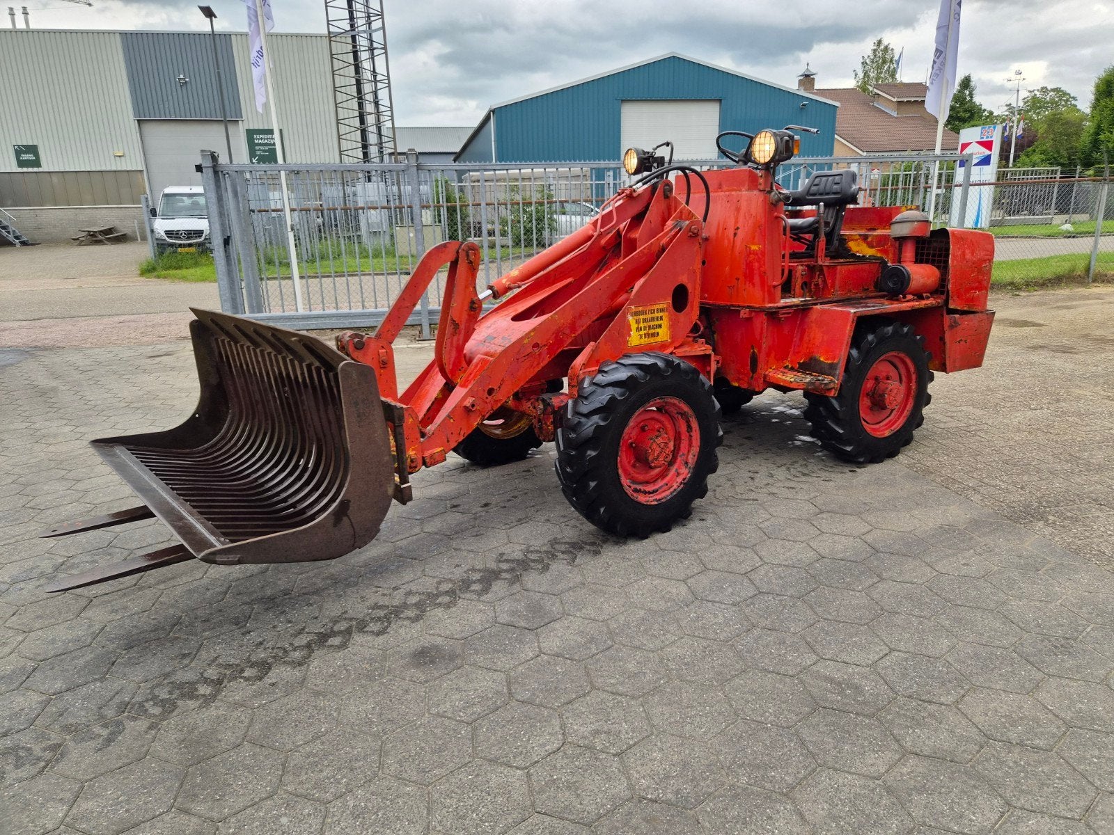 Zettelmeyer zl 401 a shovel., Enlèvement