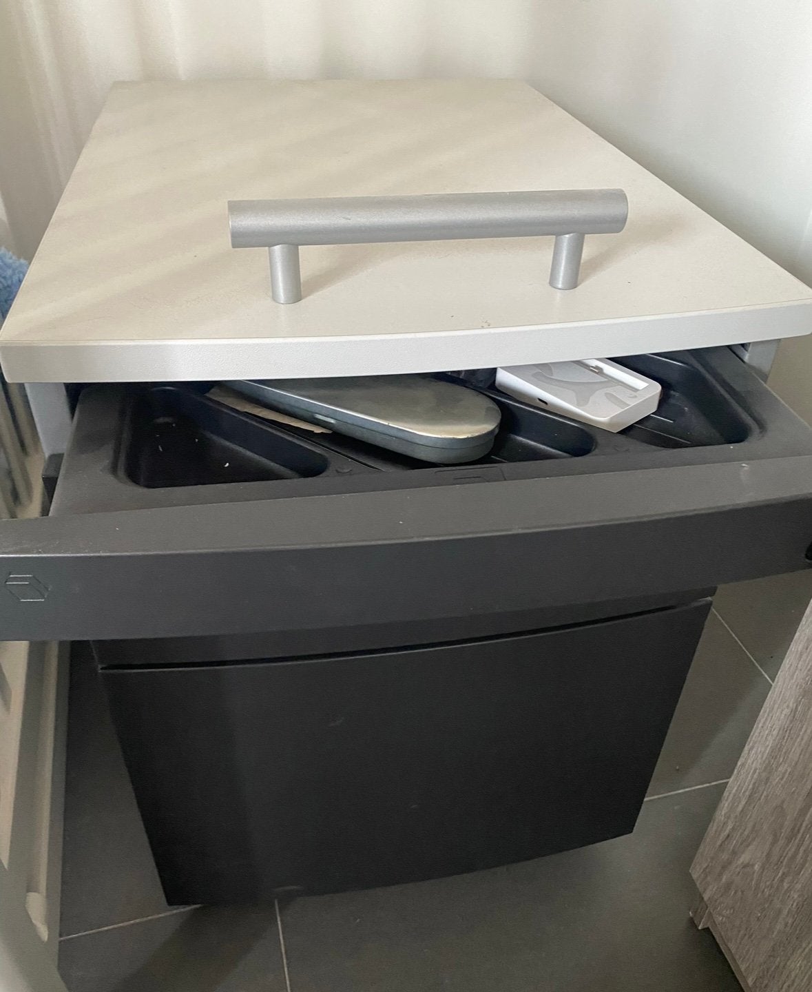 Ladenblok op wieltjes voor onder bureau of tafel, Huis en Inrichting, Bureaus, Ophalen, Overige typen, Gebruikt, 42 cm