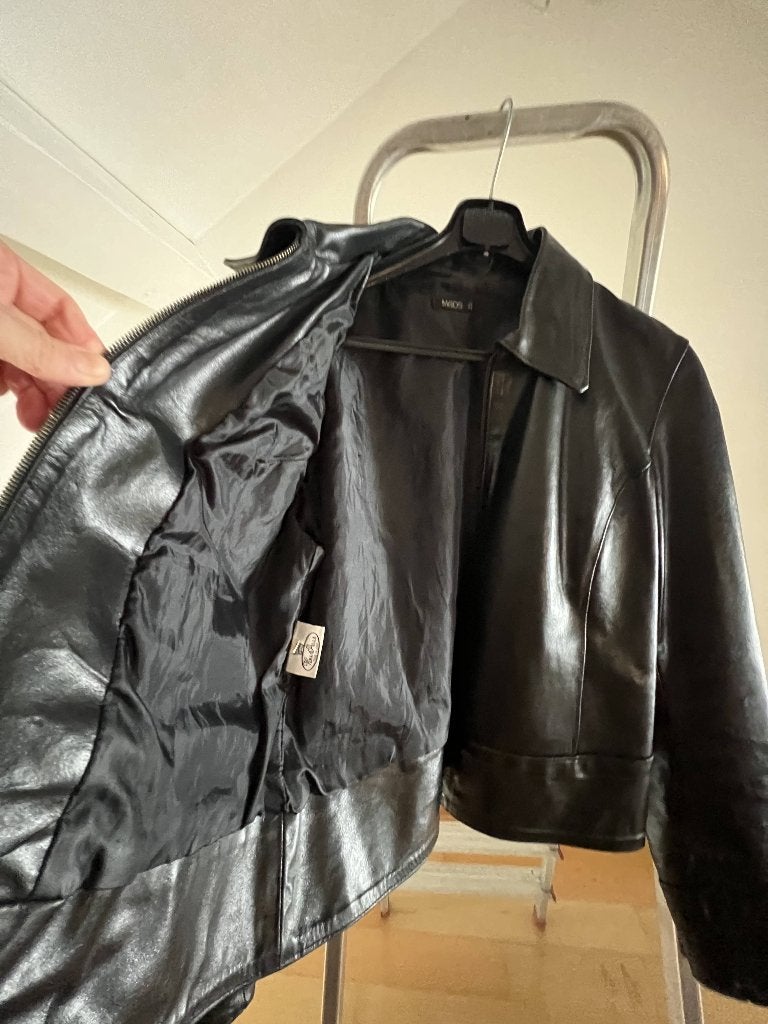 Veste en cuir Cool pour femme, Vêtements | Femmes, MADS Italian design, Taille 36 (S), Enlèvement, Porté